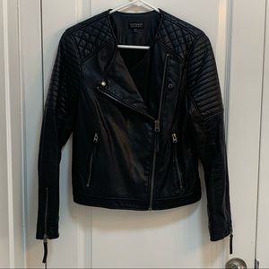 TOPSHOP Faux Leather Jacket